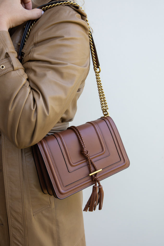 Beau Crossbody Bag in Tan