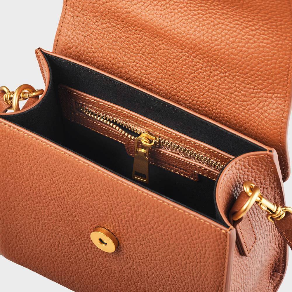 SAMPLE Pony Bag - Tan + Canvas