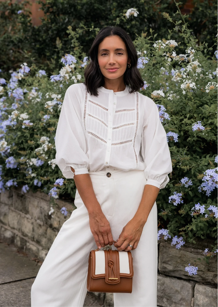 SAMPLE Pony Bag - Tan + Canvas