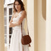 'Harriet' Maxi Saddle Bag - Tan