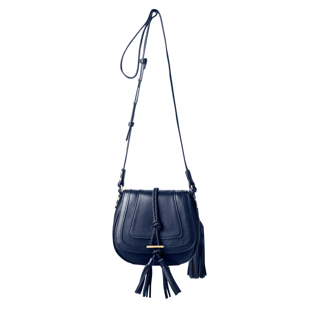 'Harriet' Mini Saddle Bag - Navy