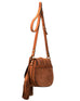 SAMPLE 'Harriet' Saddle Bag - Tan Suede