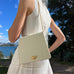 Mione Knot -  Embossed Croc Ivory