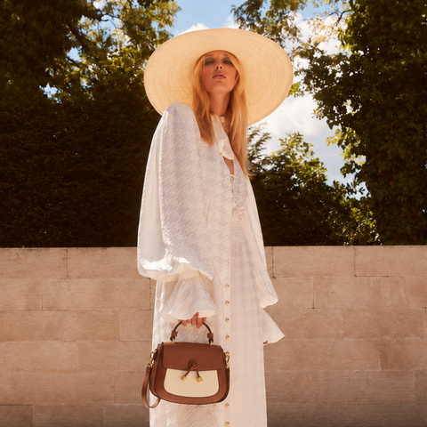Belle Bag - Tan + Canvas