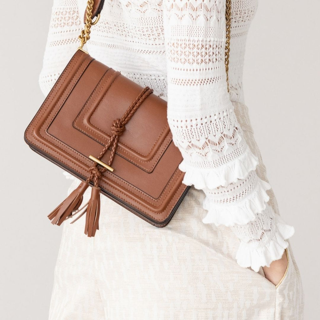 Beau Crossbody Bag in Tan