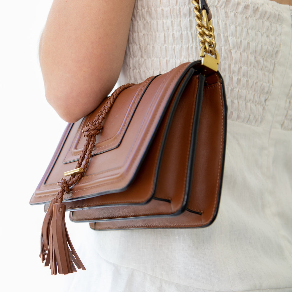 Beau Crossbody Bag in Tan