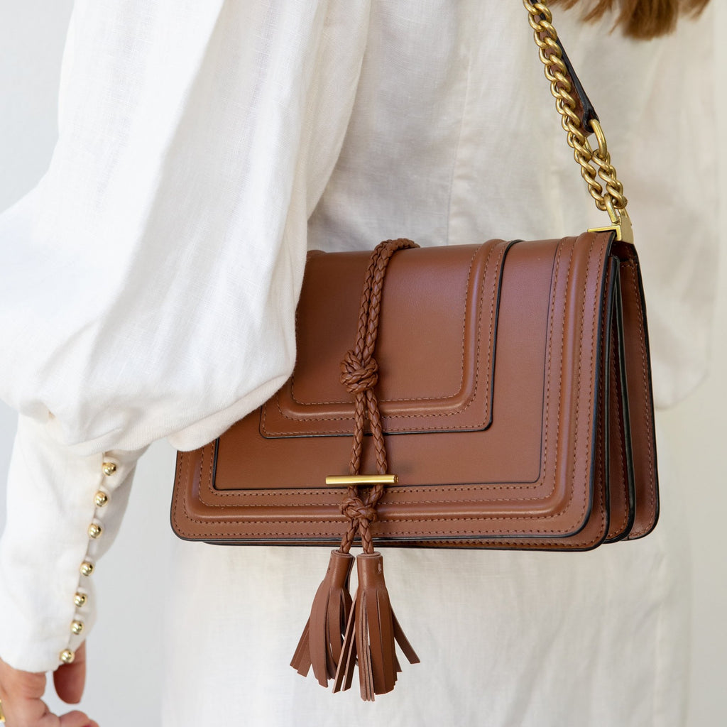 Beau Crossbody Bag in Tan