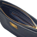 Chunky Chain Monogram Clutch - Navy