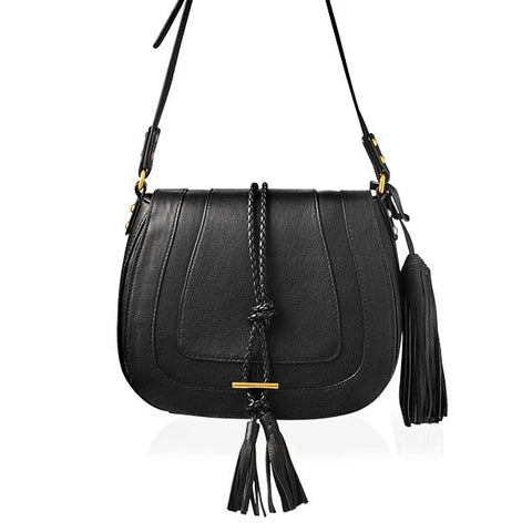 WS 'Harriet' Maxi Saddle Bag - Black
