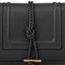 Braided leather handbag